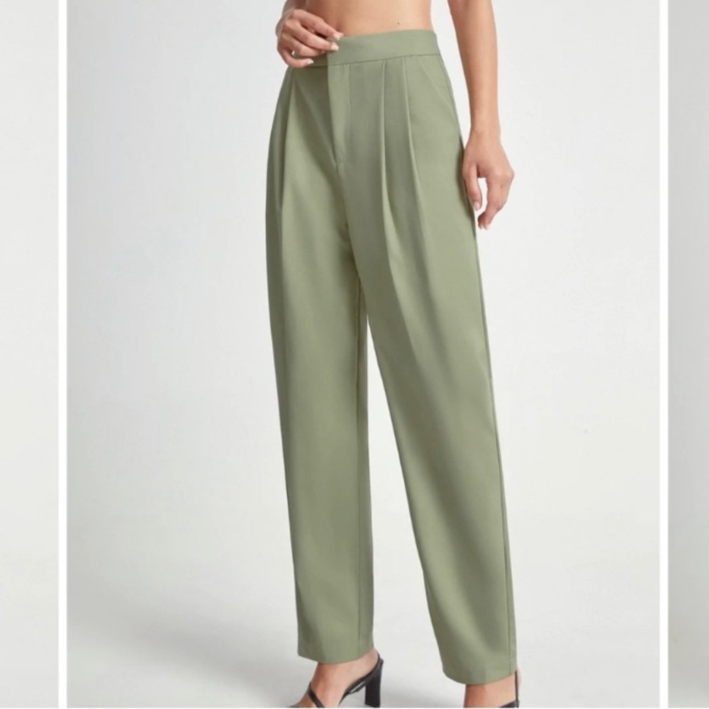 NWT Commense High Waist Pleated Trouser Pants XS